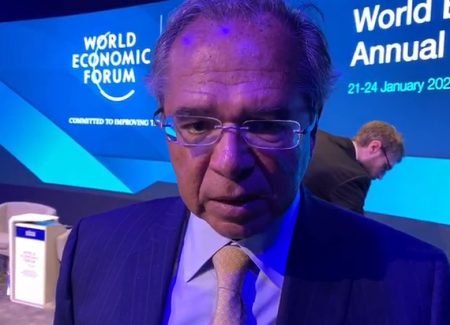 Paulo Guedes em Davos